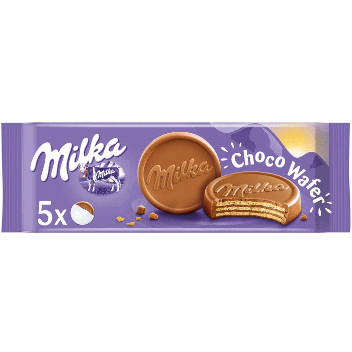 ミルカ チョコ ウエハース ワッフルクッキー チョコレート入り 150g